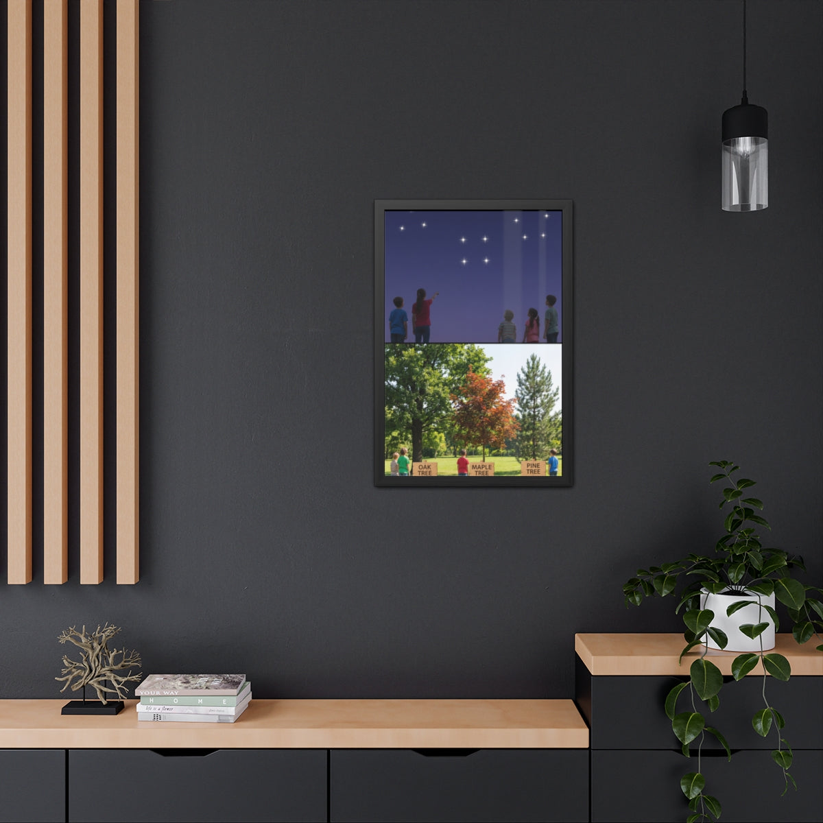Framed Poster - Little Explorer — Portrait