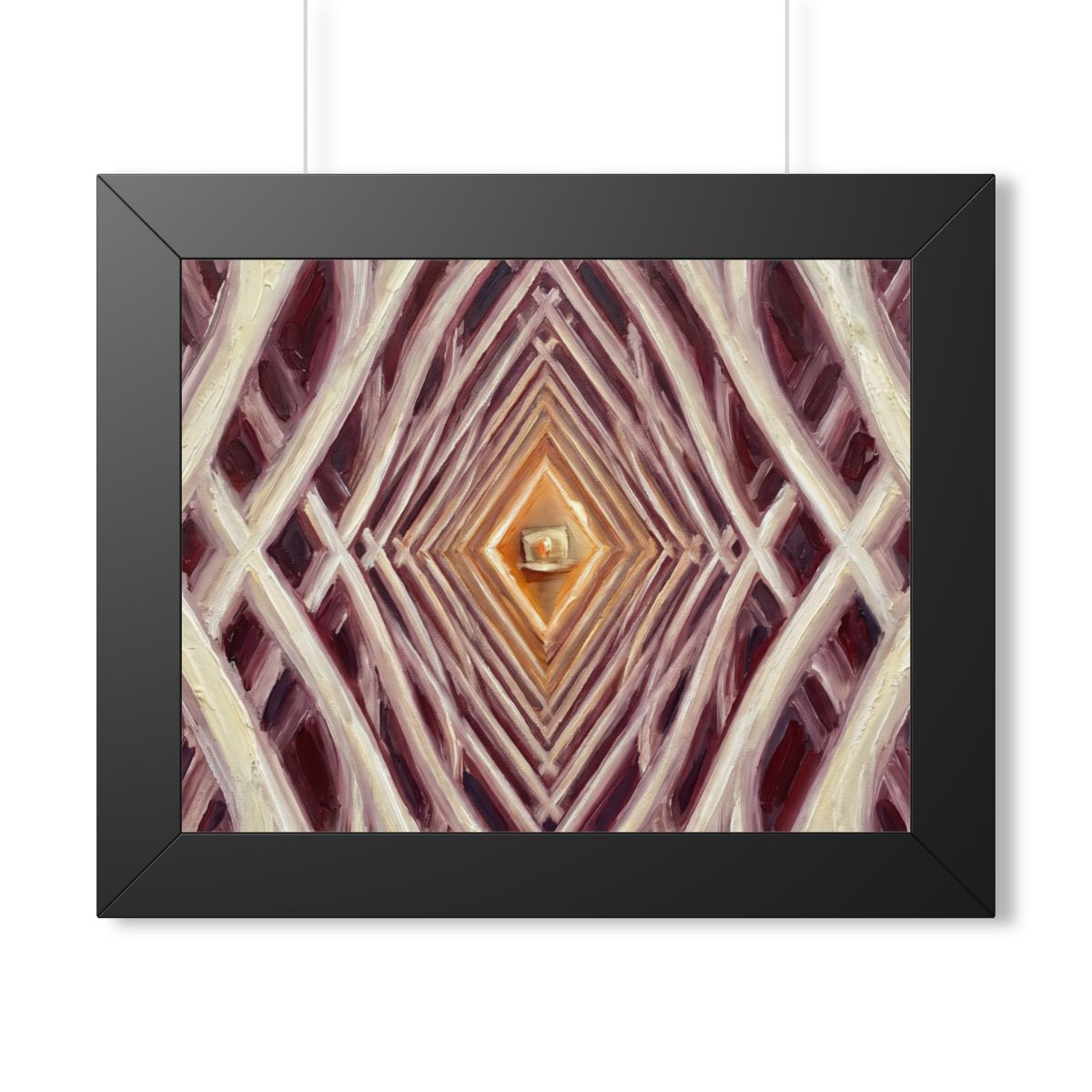 Framed Horizontal Poster - Infinite Arch — Black (14×11... |...
