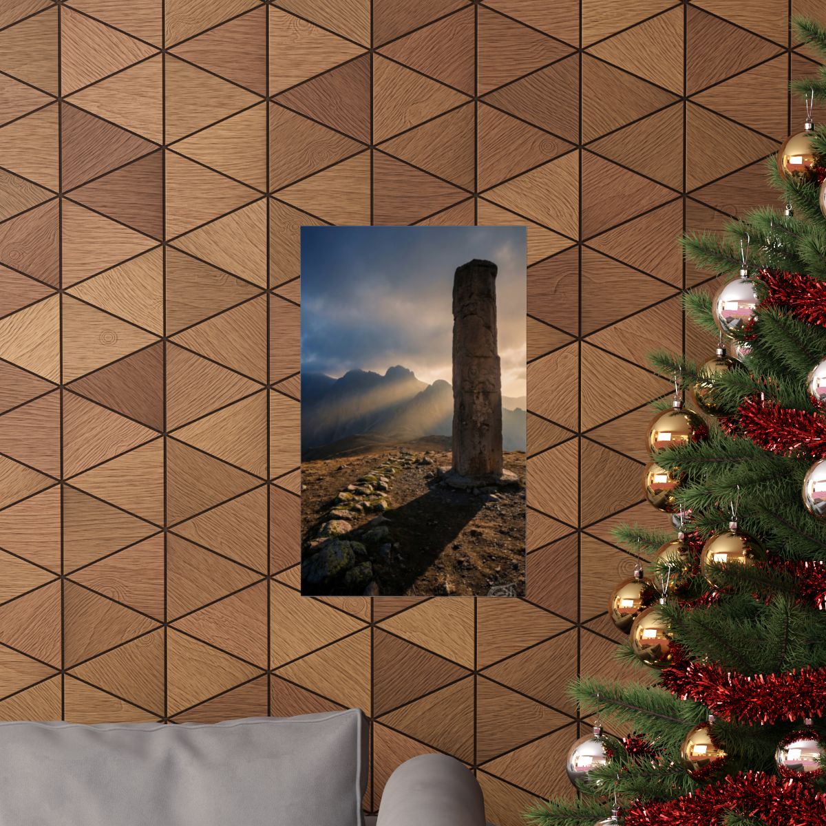 Matte Vertical Posters - Mystic Monolith Ancient Persian......