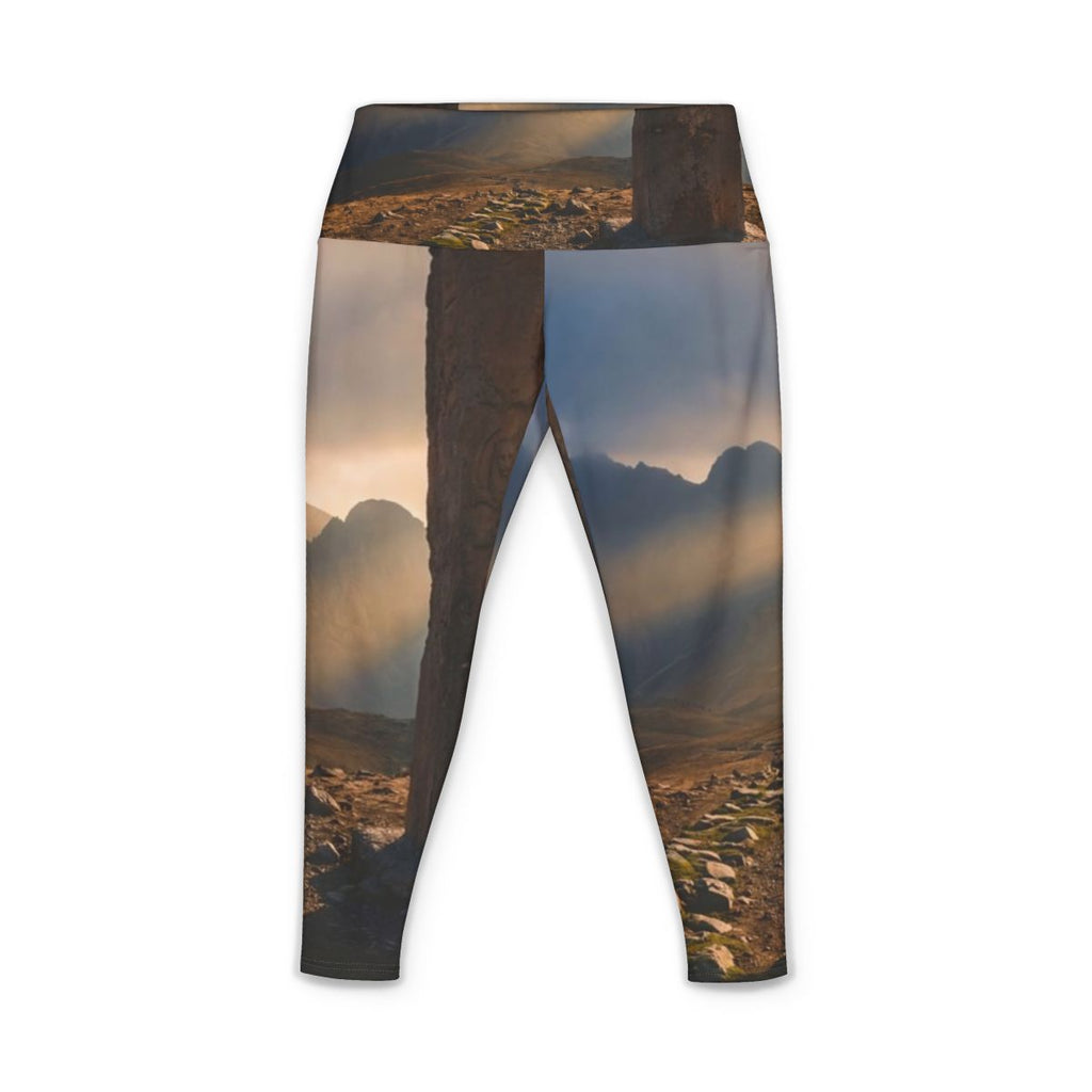 Women's Yoga Pants - Mystic Monolith Ancient Persian... |...