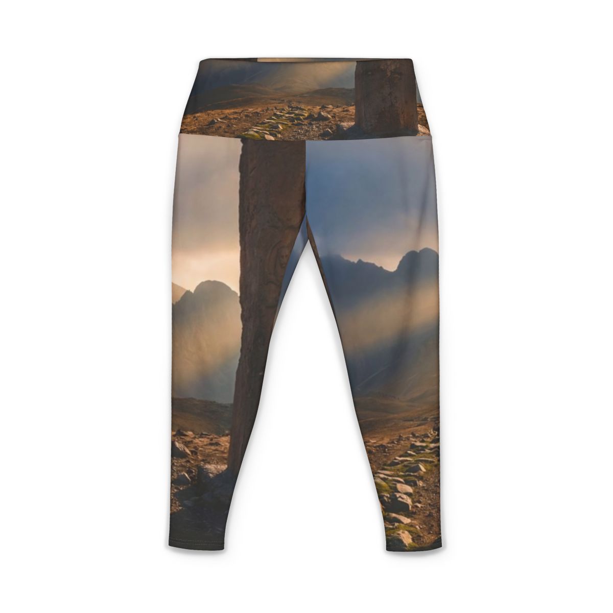 Women's Yoga Pants - Mystic Monolith Ancient Persian... |...