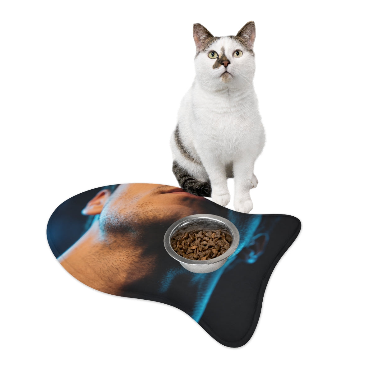 Pet Feeding Mat - Cinematic Contrast