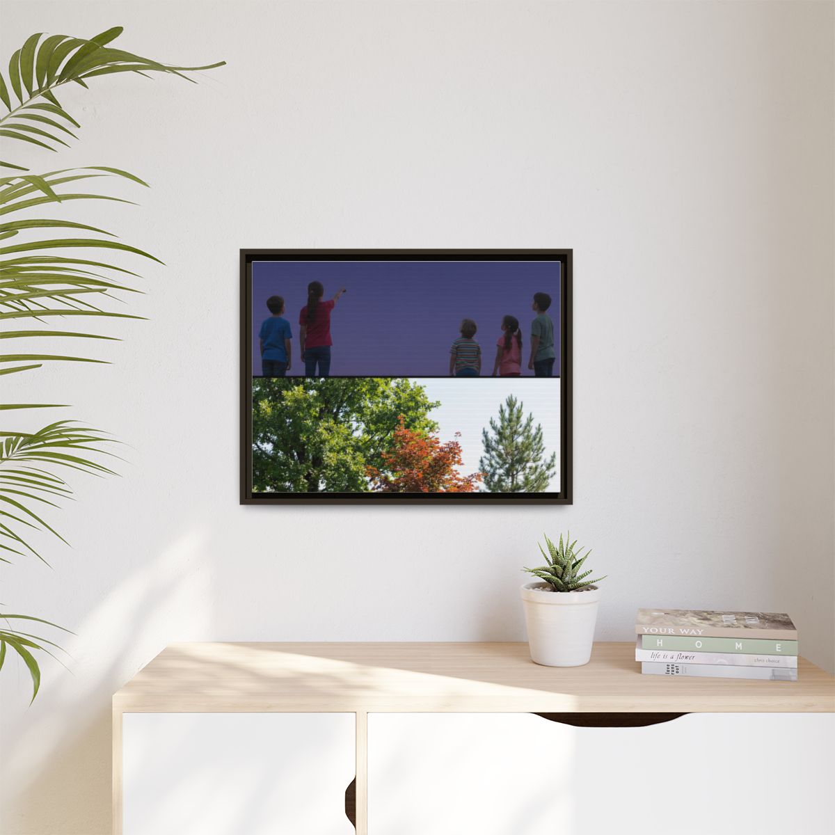 Matte Canvas, Framed - Stardust & Forest Discovery —... |...