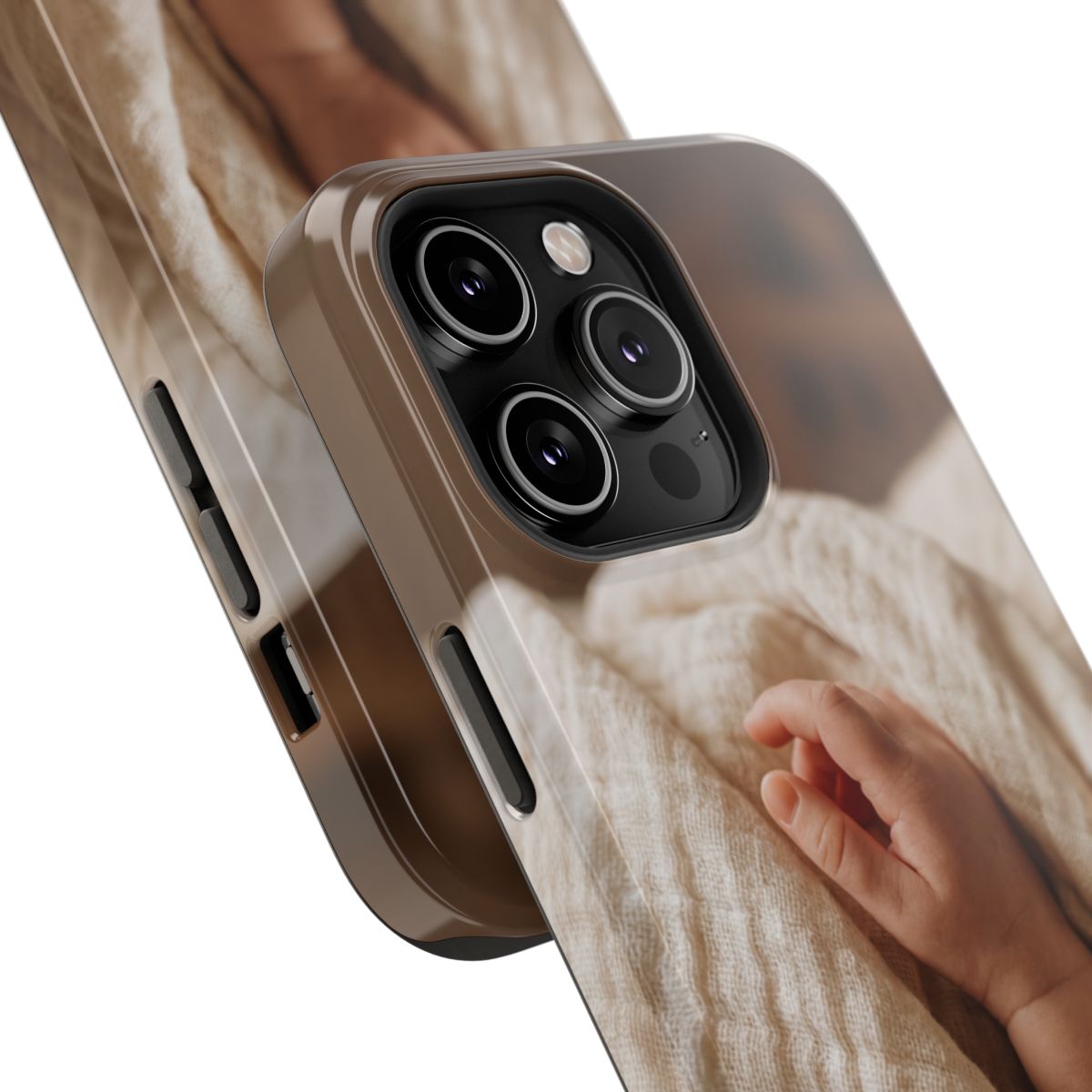Impact-Resistant Cases - Warm Neutral Tech