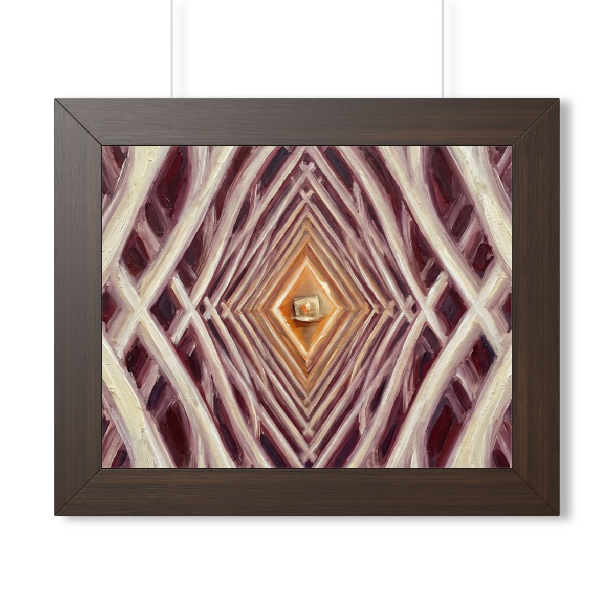 Framed Horizontal Poster - Infinite Arch — Walnut (14×11......