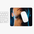 Mouse Pad - Neon Edge Workstation
