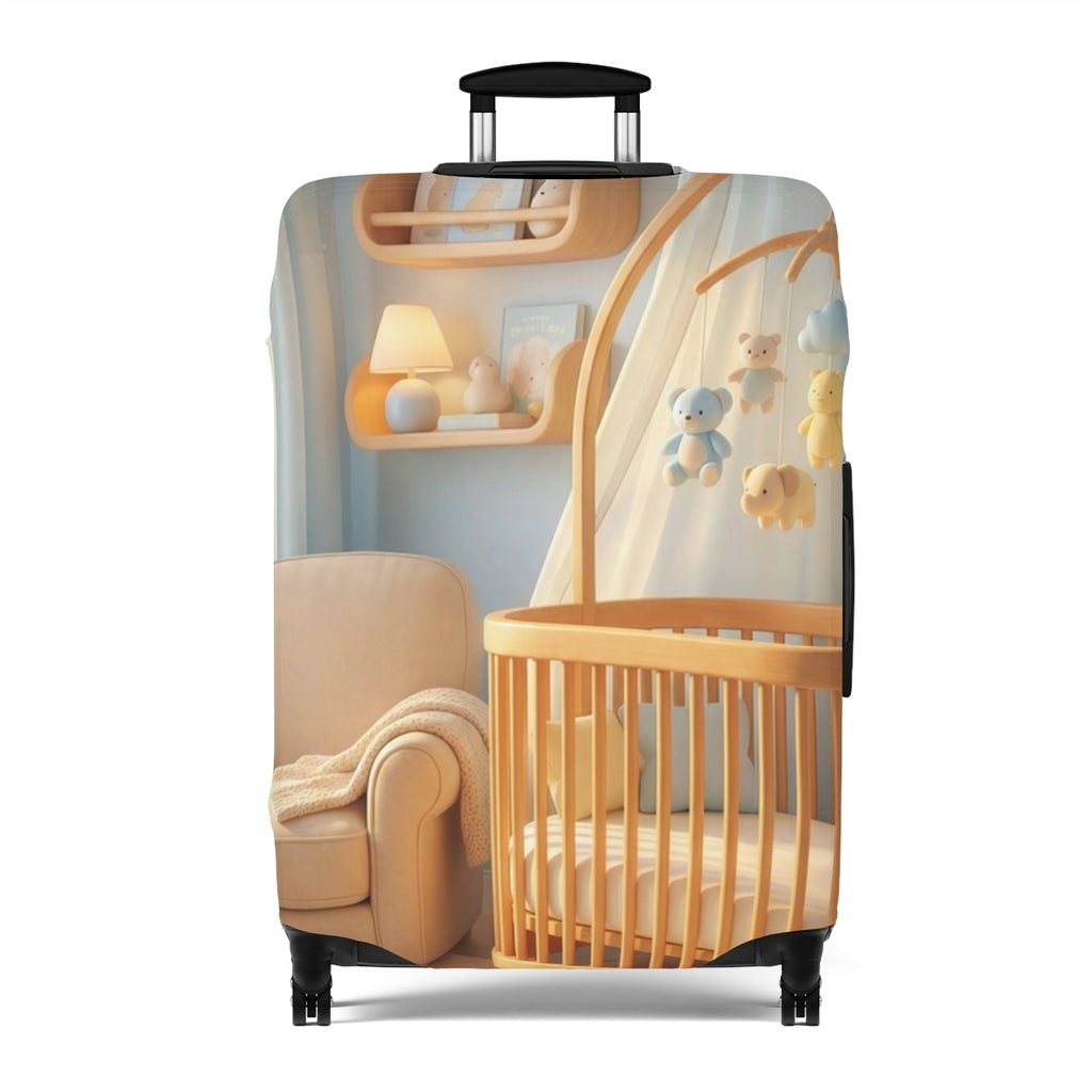 Cozy Aesthetic Luggage Cover - Safe Travels