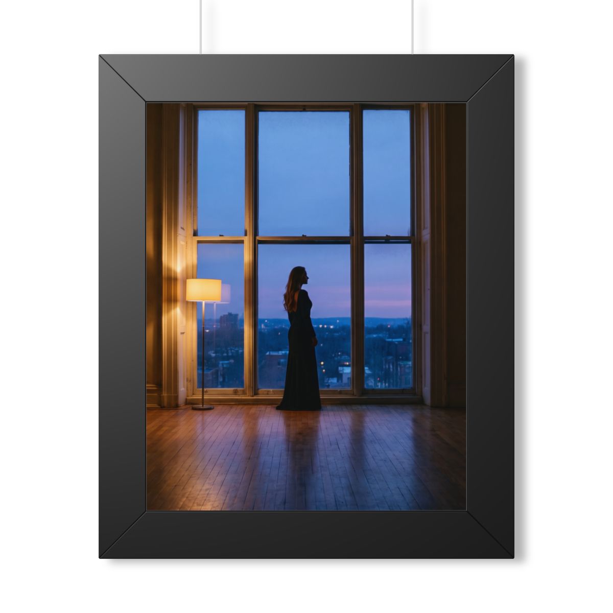 Framed Vertical Poster - Twilight Solitude — Black (11×14......