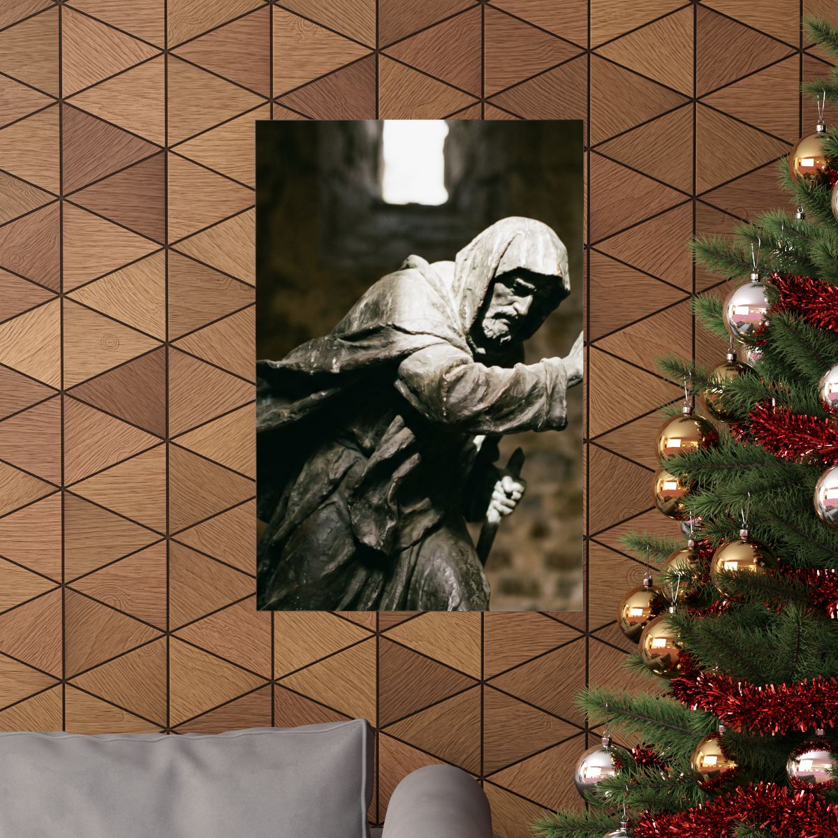 Matte Vertical Poster - Mystic Pilgrim (8×10 & 36×54) |...