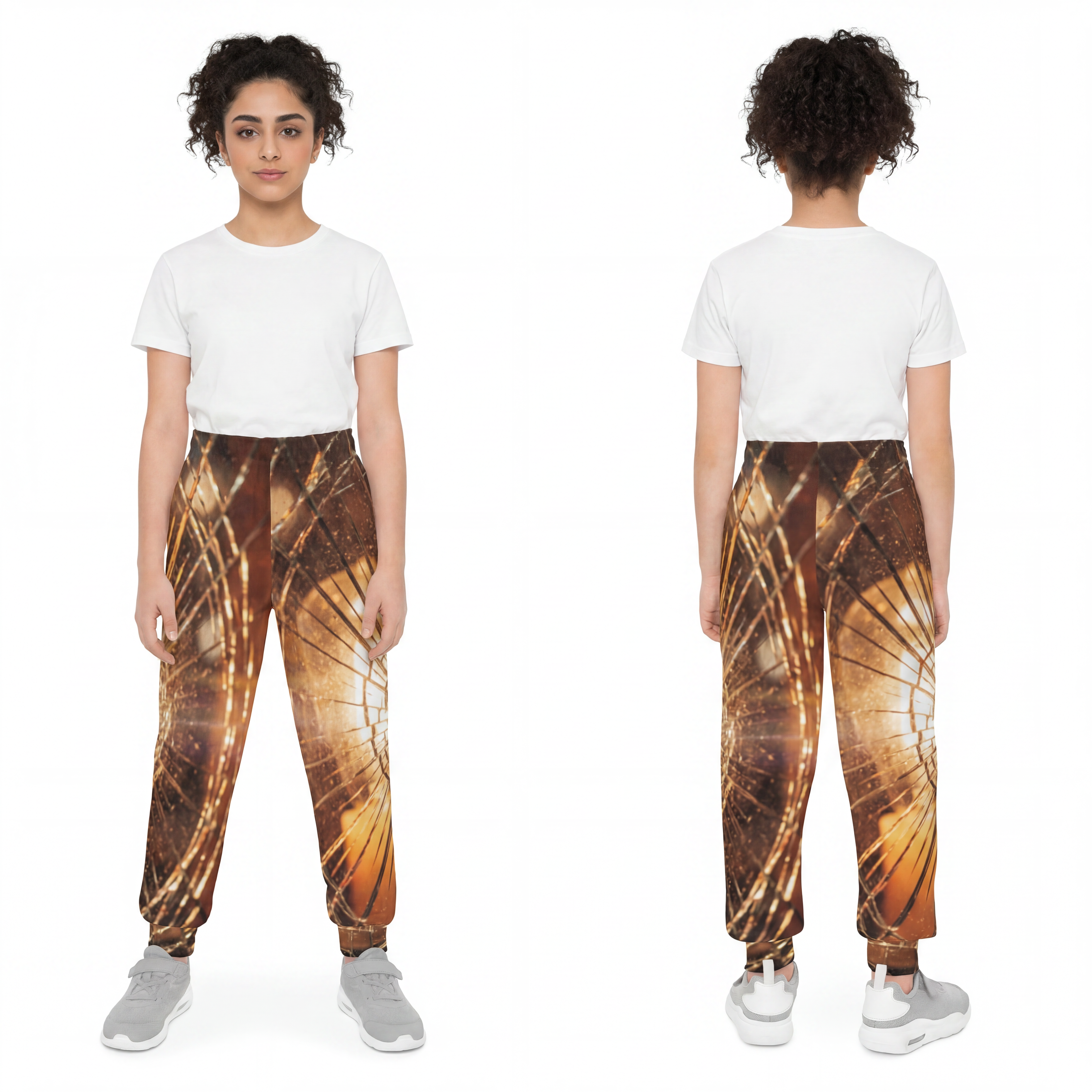 Youth Joggers - Cinematic Amber Streetwear