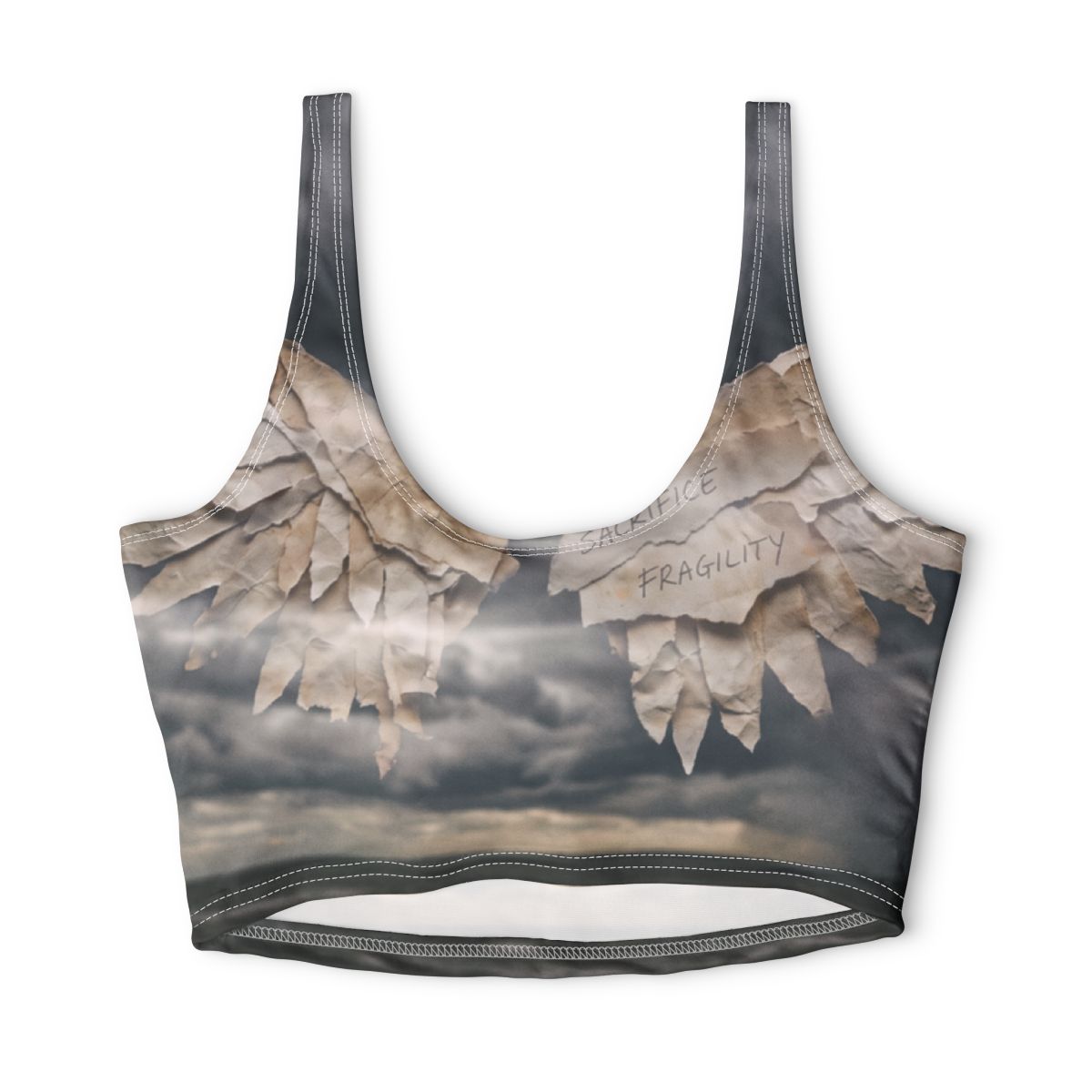 Sports Bra - Fragility Storm Athleisure | Echovira Gallery