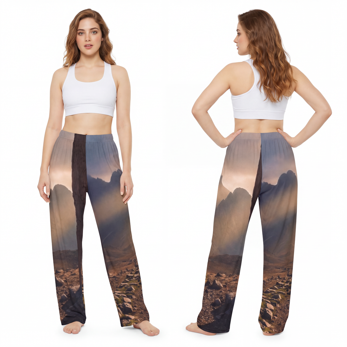 Women's Pajama Pants - Mystic Monolith Ancient Persian... |...