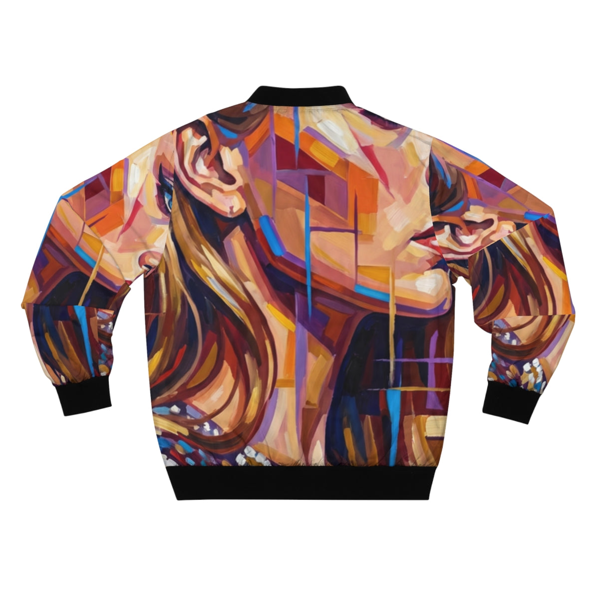 Men's Bomber Jacket - Shattered Elegance | Echovira Gallery