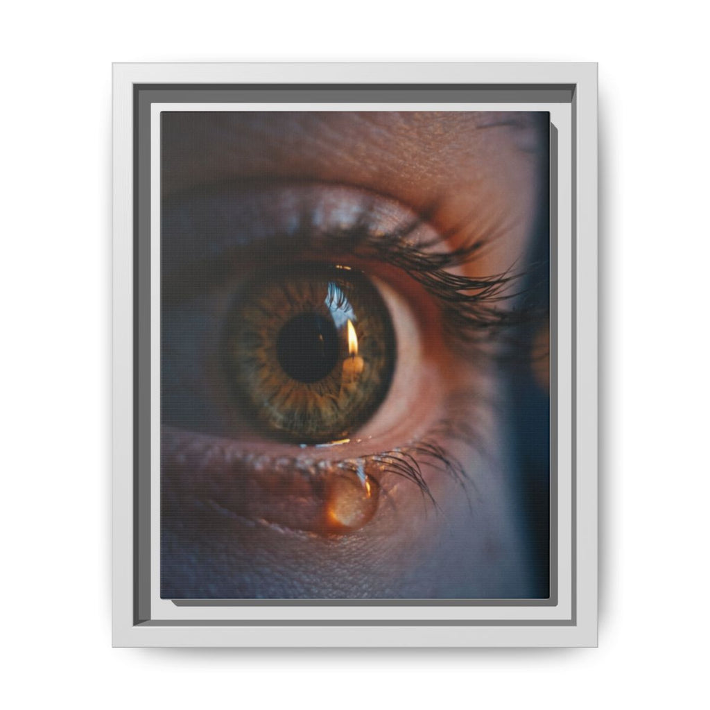 Matte Canvas, Framed - Luminous Tear