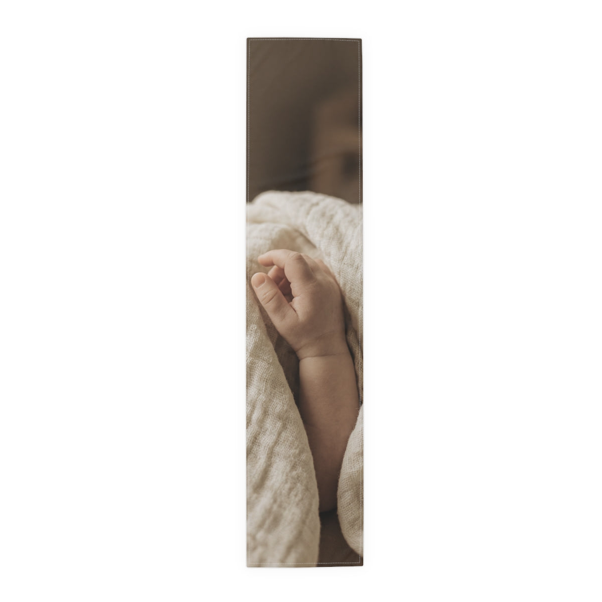 Table Runner - Organic Muslin Texture