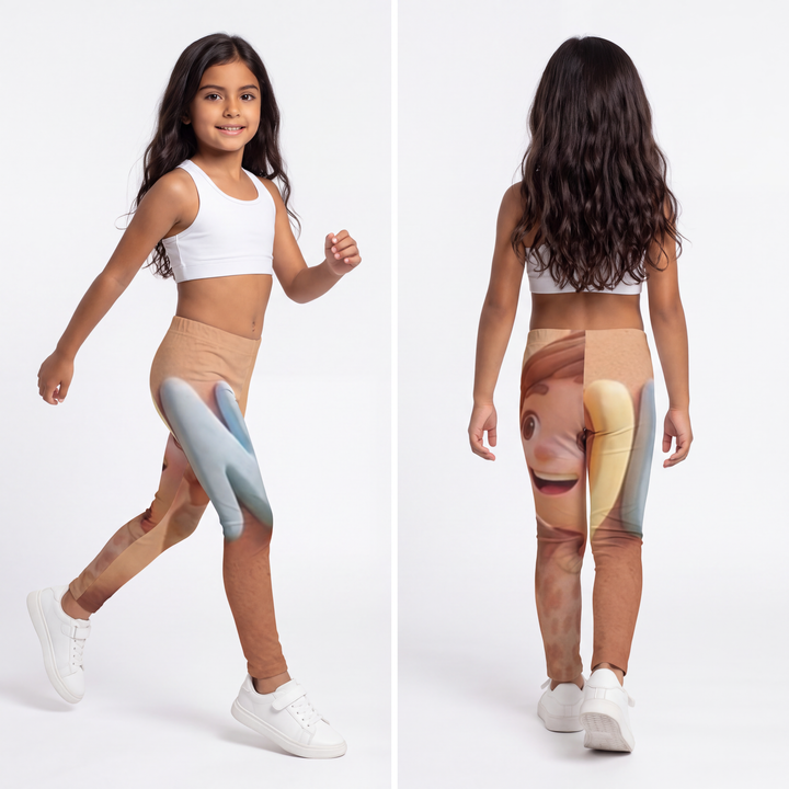 Kids Leggings - Luna Sunshine Clay Garden