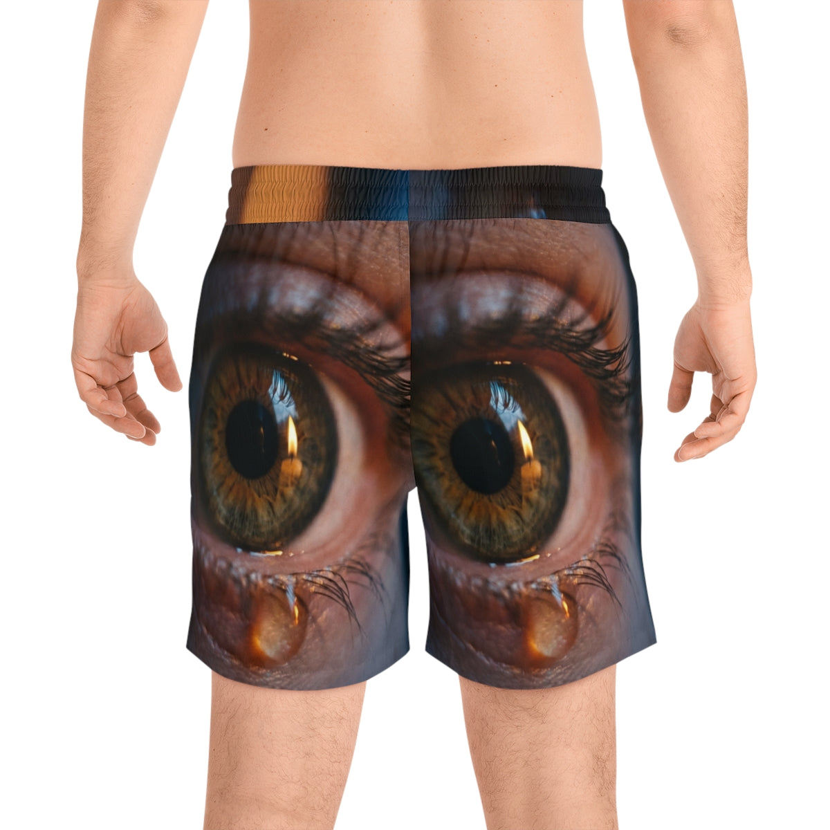 Men's Mid-Length Swim Shorts - Deep Emotion