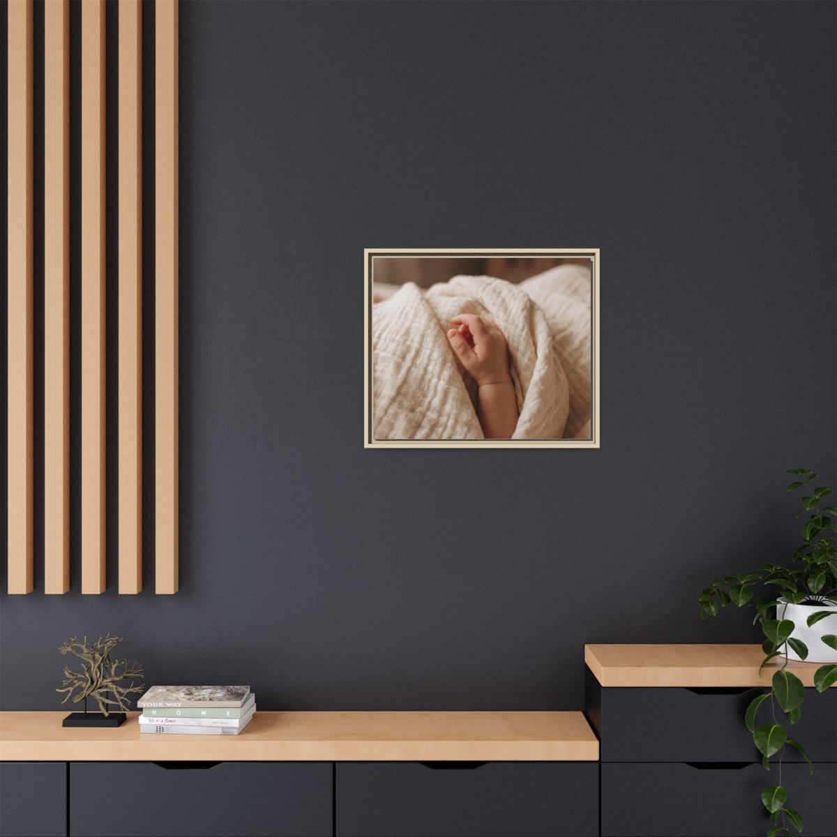 Framed Matte Canvas - Neutral Nursery