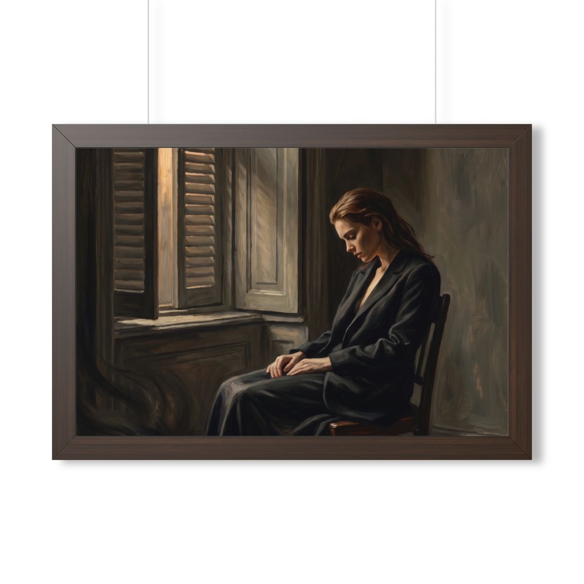 Framed Horizontal Poster - Reverie — Walnut (14×11, 16×12......