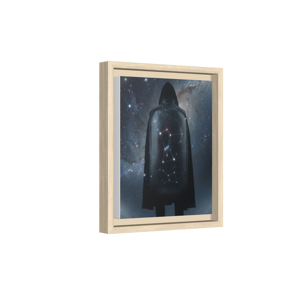 Framed Matte Canvas - Cosmic Sentinel — Natural / 1.25" (8×10, 9×12, 11×14, 12×16, 10×20, 12×18, 16×20, 16×24, 12×36, 18×24, 20×24, 16×32, 20×30, 24×30, 16×48, 24×32, 24×36, 24×48, 20×60, 30×40, 32×48, 30×60 & 40×60)