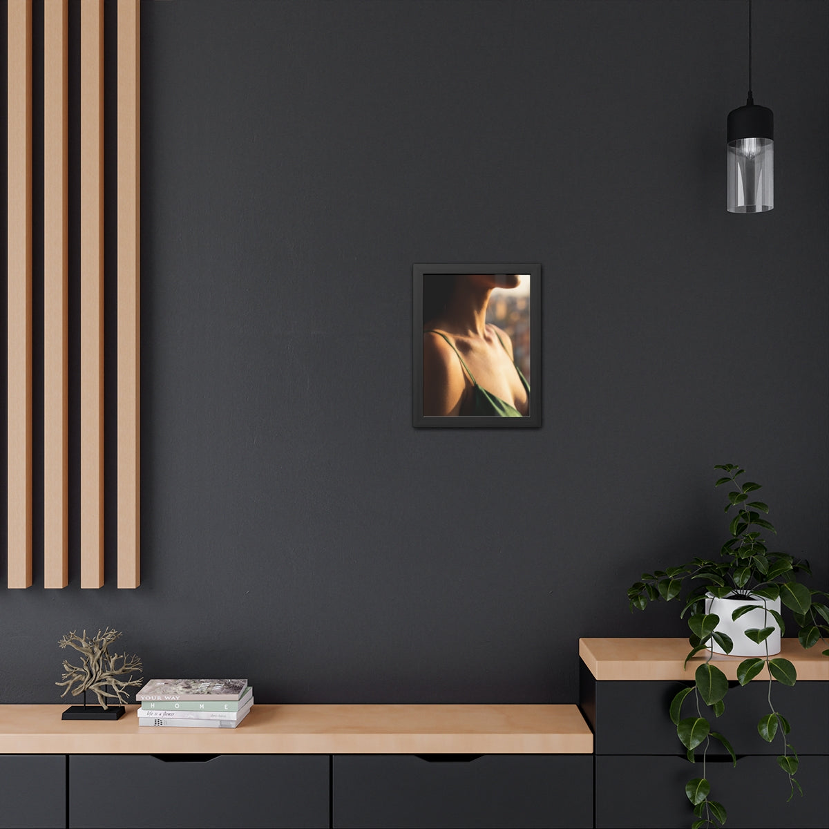 Framed Poster - Sunlit Muse Gallery Art
