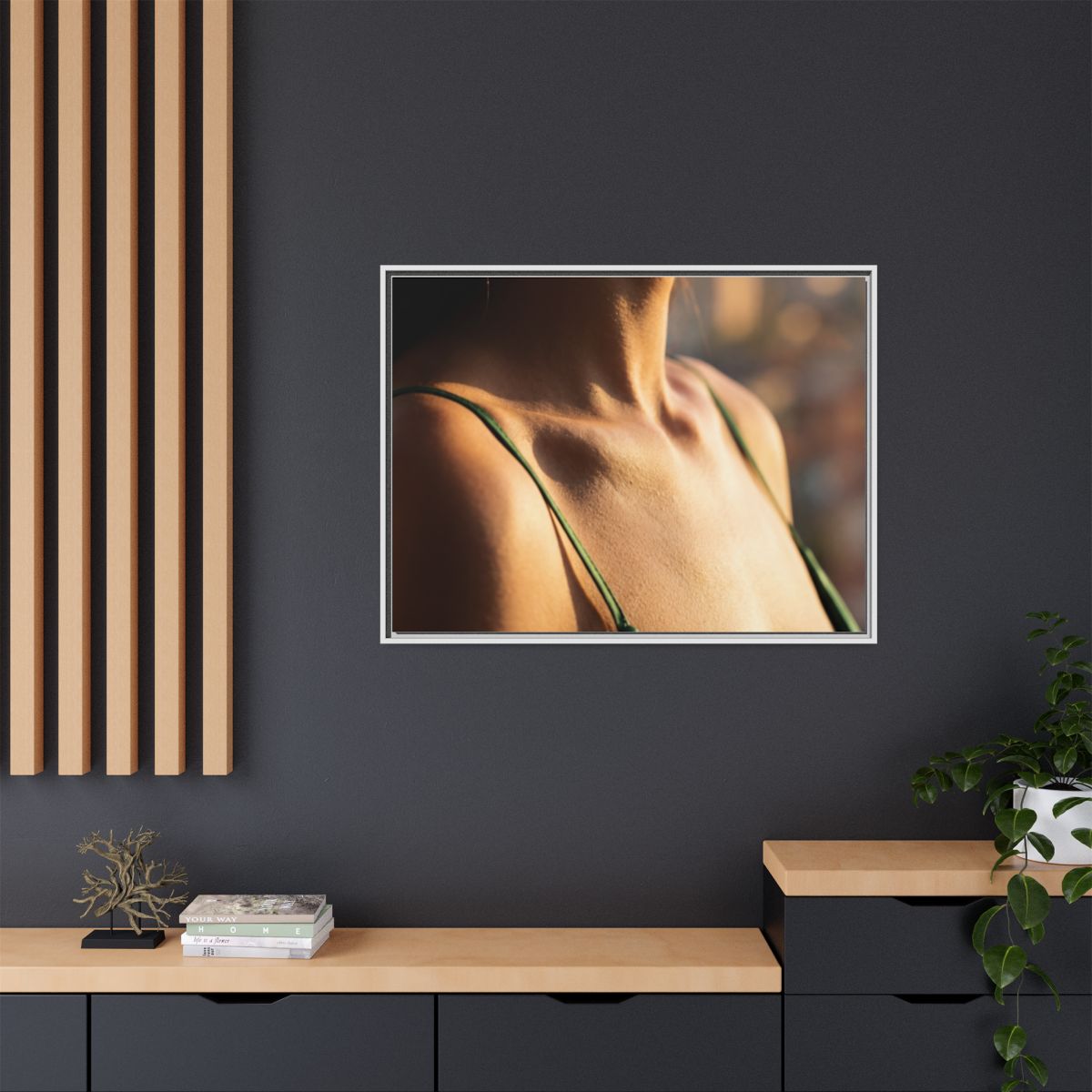 Framed Matte Canvas - Sunlit Muse