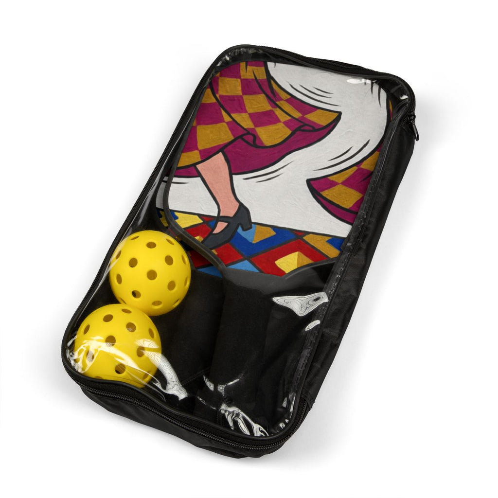 Pickleball Kit - Retro Dance Pop Art | Echovira Gallery