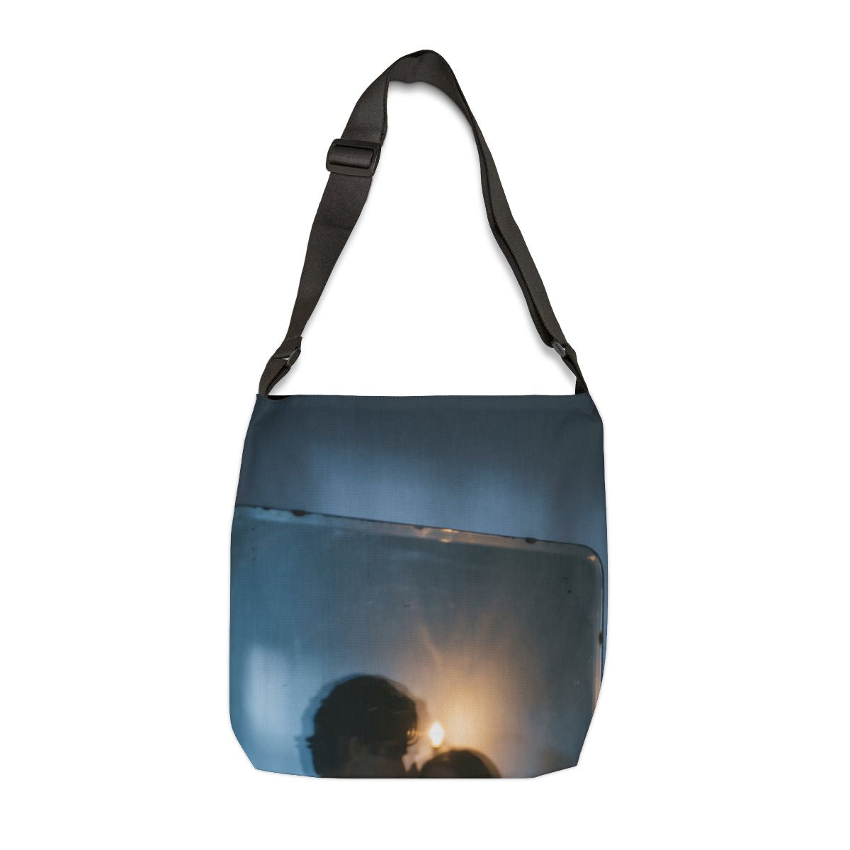 Midnight Shadow Adjustable Tote Bag - Aesthetic Carryall |...