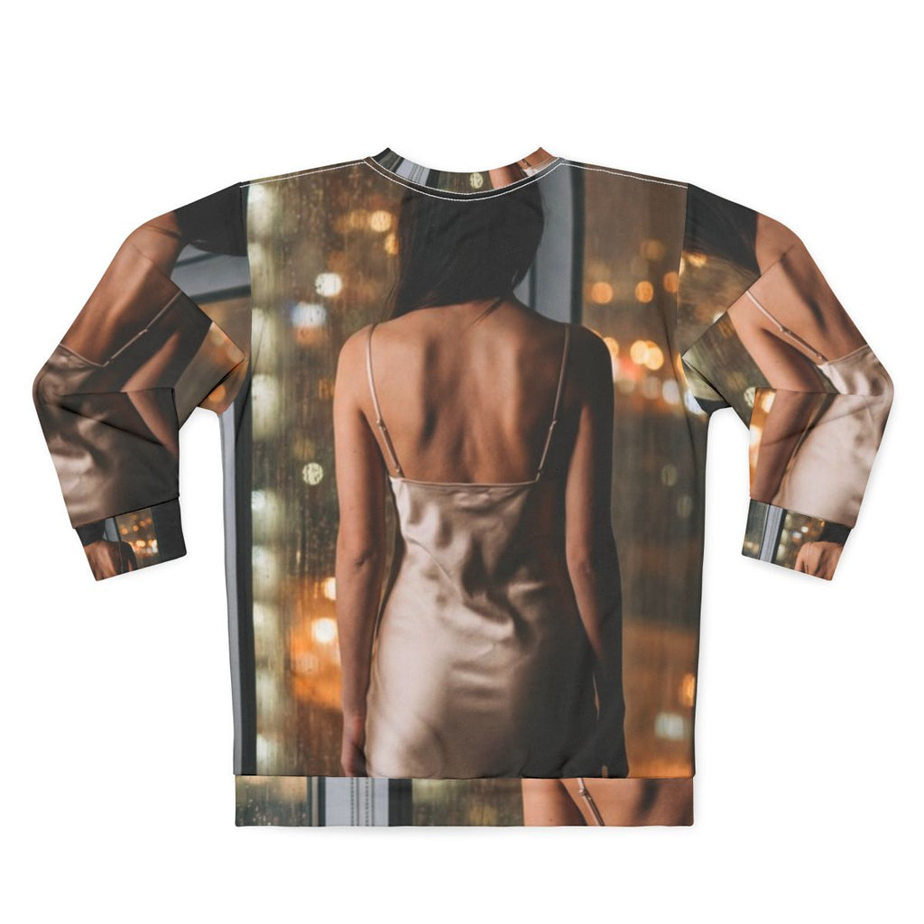 Unisex Sweatshirt - Rainy City Lights | Echovira Gallery