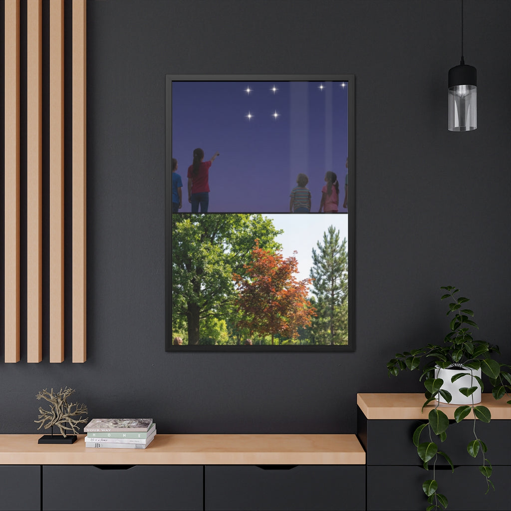 Framed Posters - Stardust & Forest Discovery — Portrait... |...