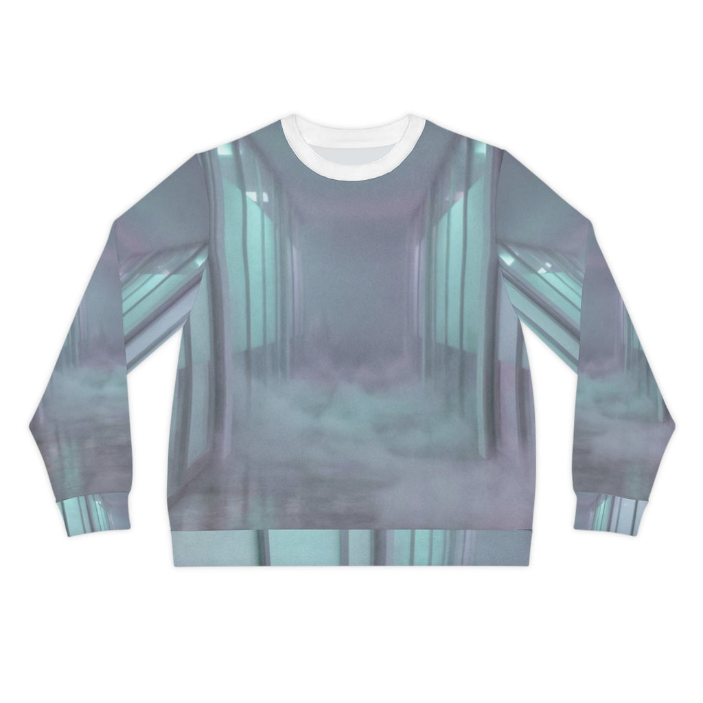 Men's Lightweight Sweatshirt - Liminal Corridor Fog Art... |...