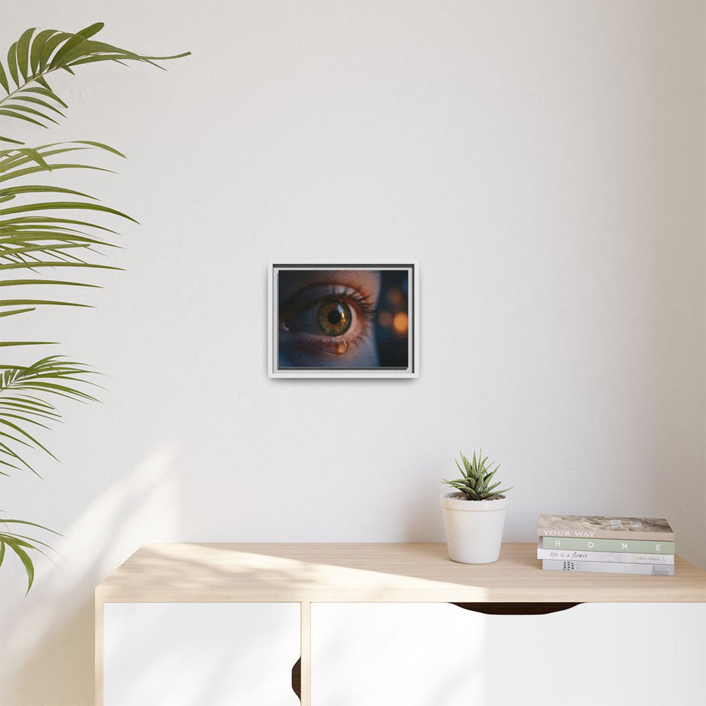 Framed Matte Canvas - Mystic Eye — White / 1.25"