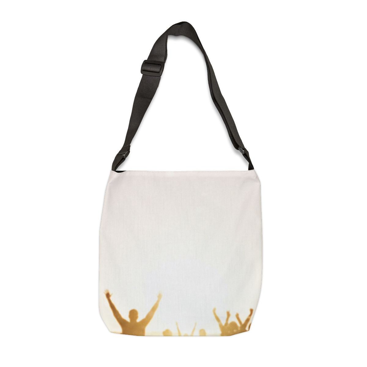 Golden Hour Crowd Adjustable Tote Bag