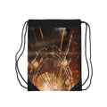Drawstring Bag - Golden Shattered Glass Cinematic Mood |...