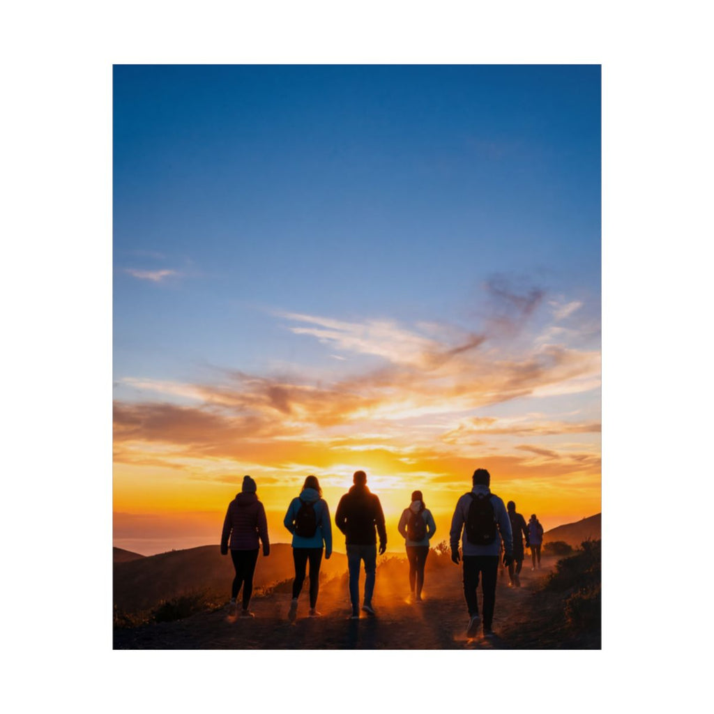 Unframed Posters - Sunrise Trail Journey