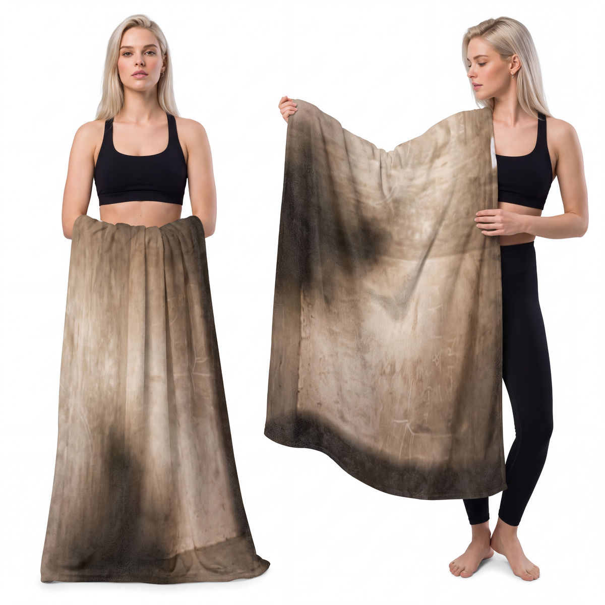 Velveteen Microfiber Blanket - Shadows of the Citadel moody...
