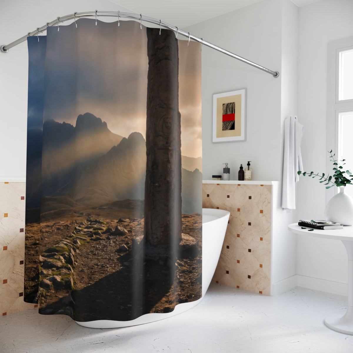 Shower Curtain - Ancient Sanctuary