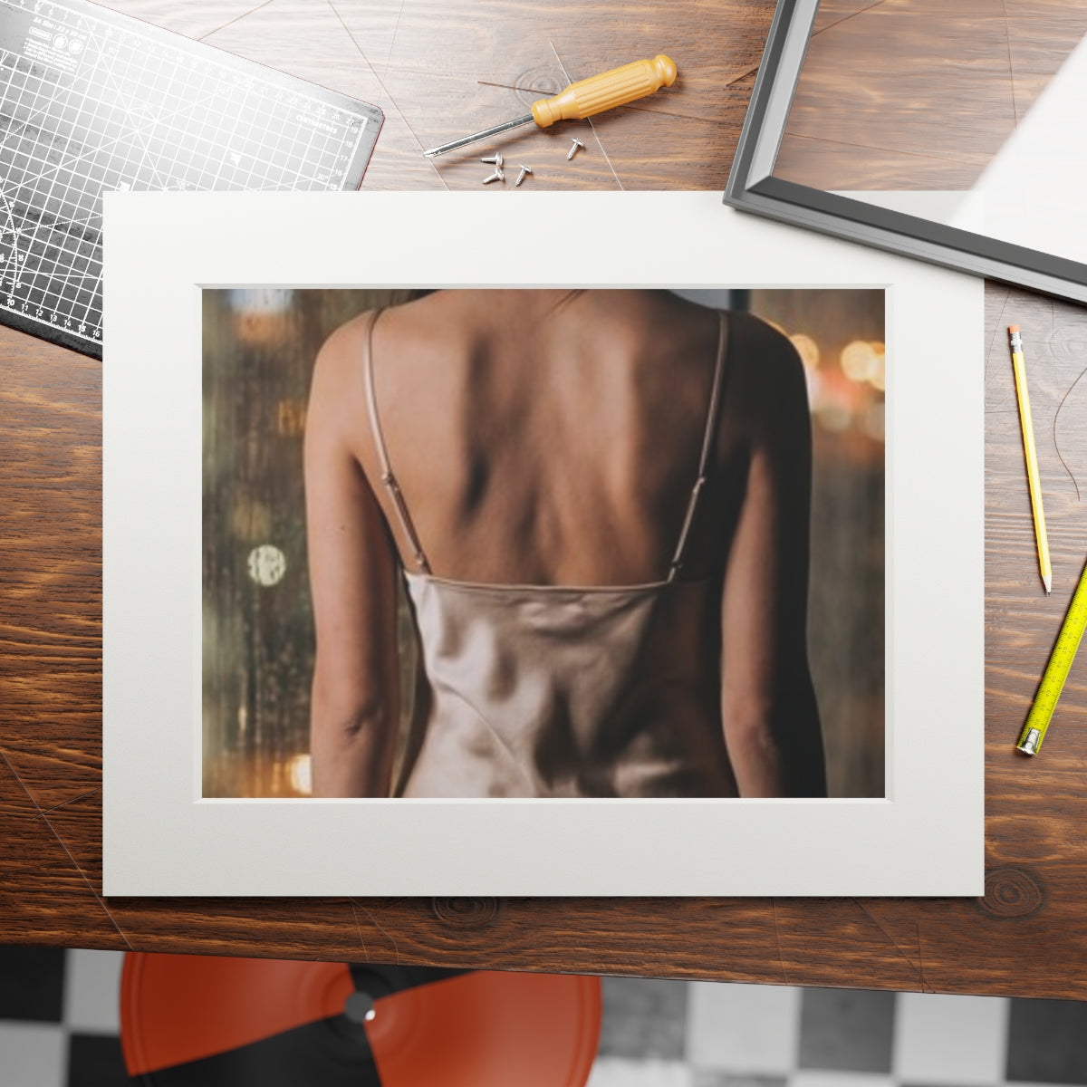 Fine Art Print - Shimmering Rainy City — Landscape (14×11 &...