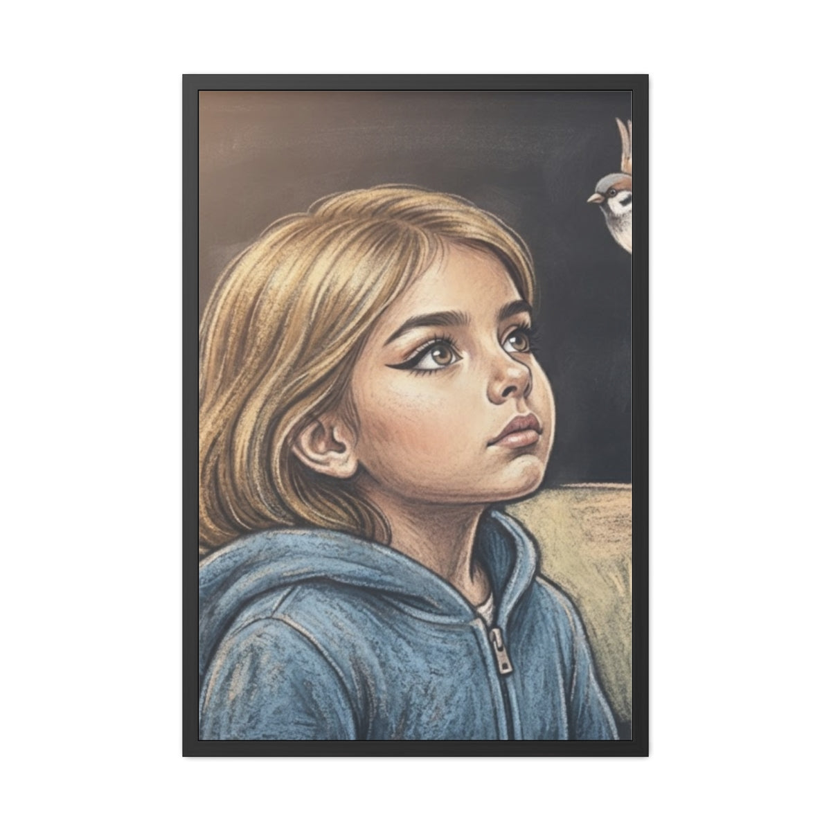 Framed Poster - Little Bird Storybook — Portrait (8×12... |...