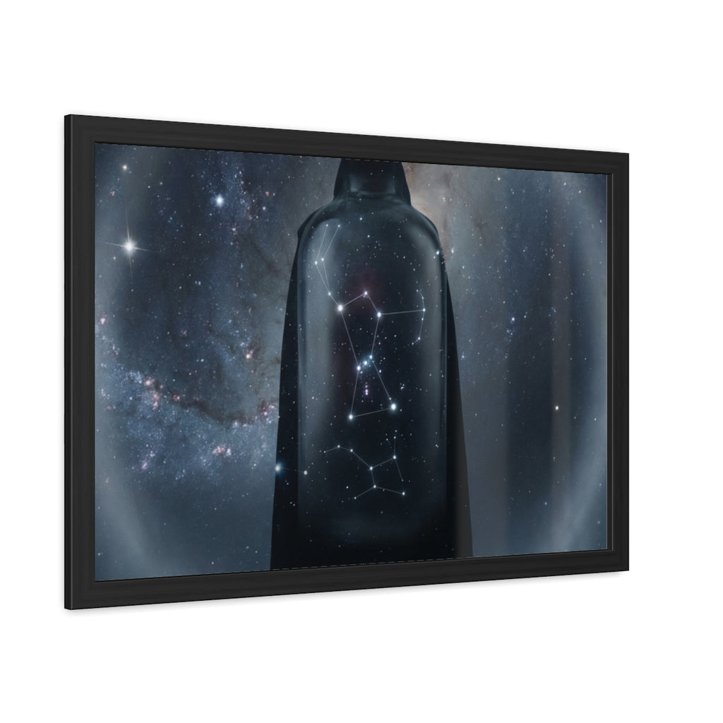 Framed Posters - Cosmic Sentinel Orion Constellation Art —...