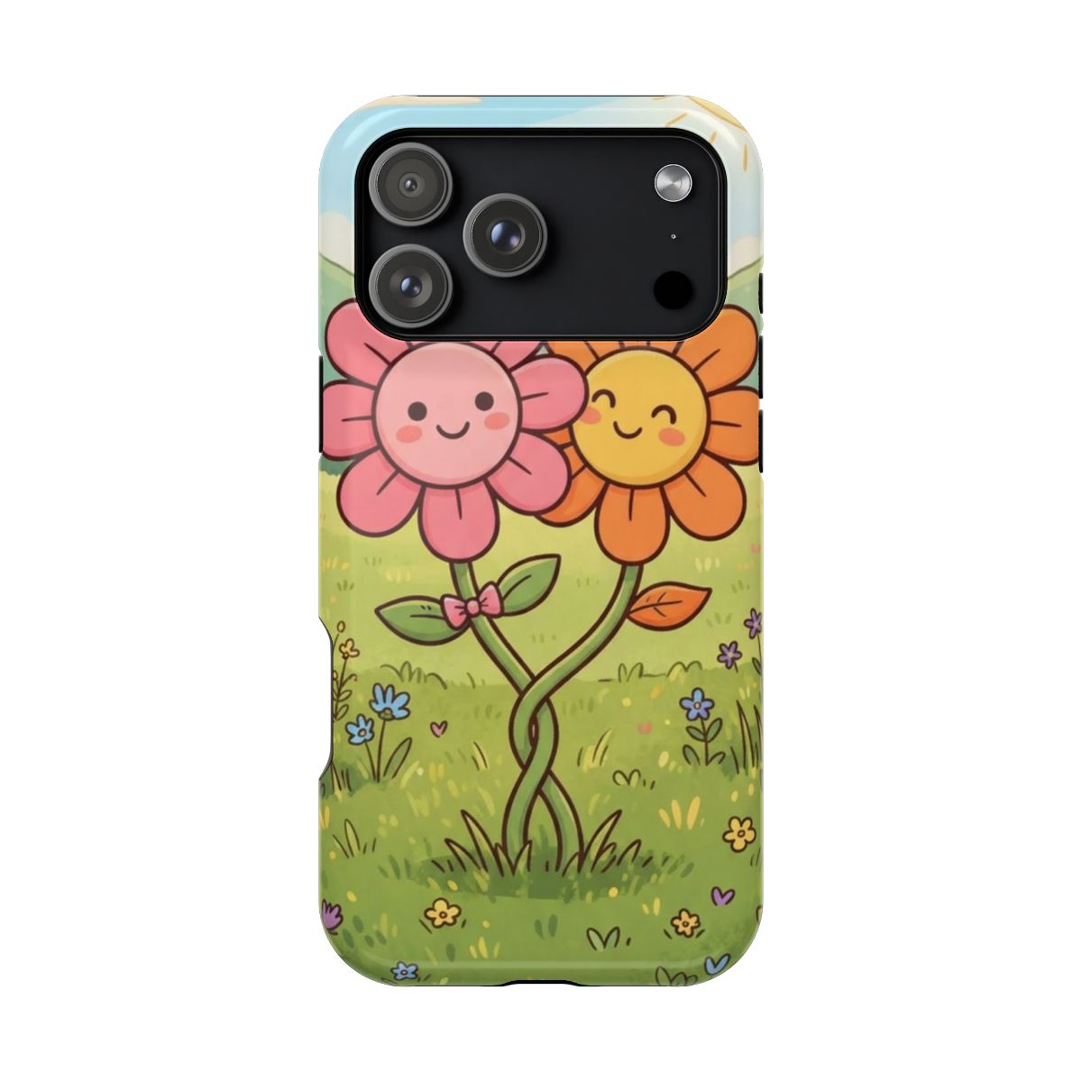 Impact-Resistant Cases - Sunny Meadow Friends Floral Art |...