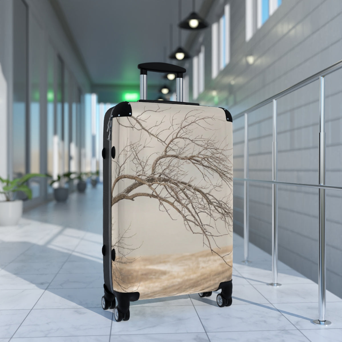 Travel Suitcase - Serene Winter Journey