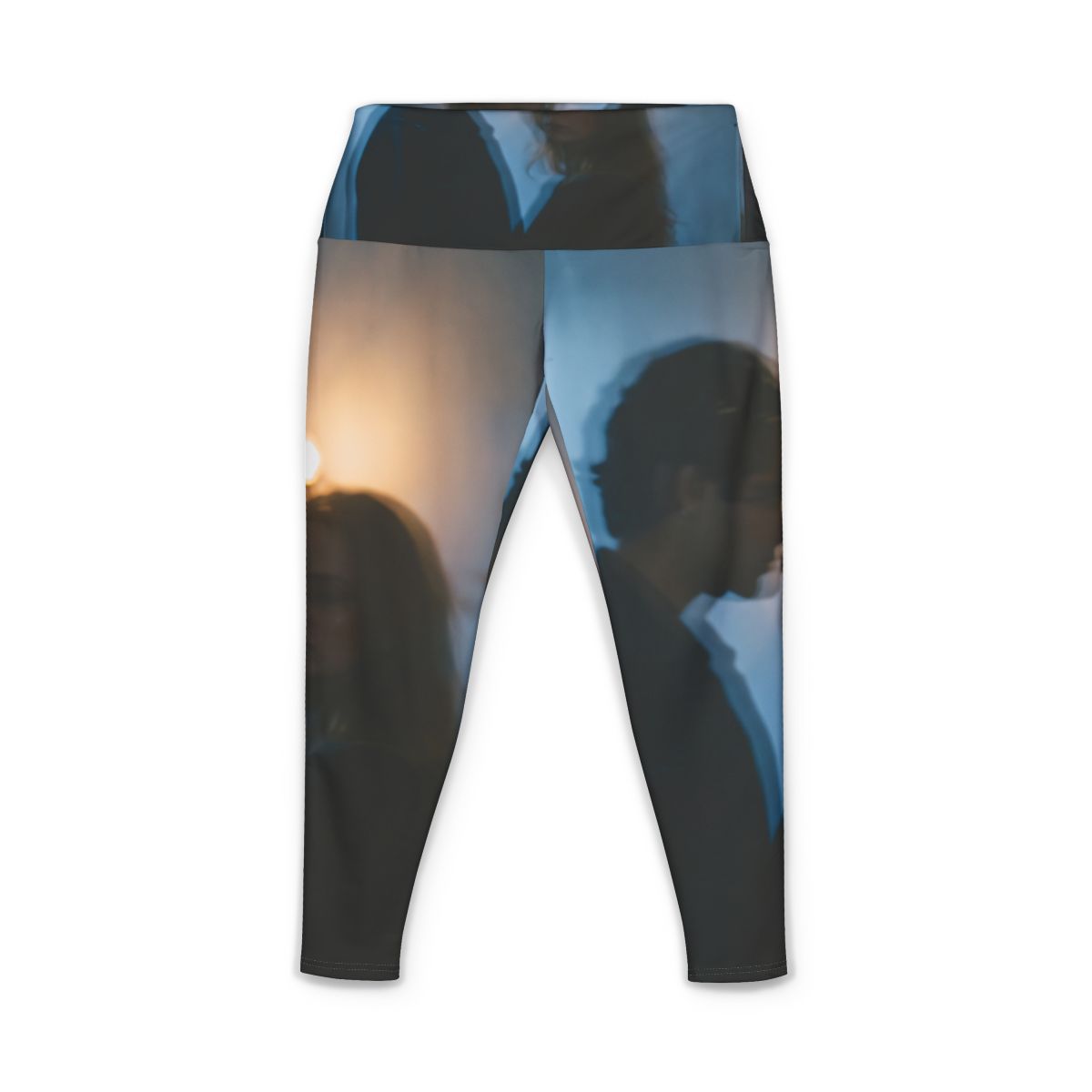 Women's Yoga Pants - Midnight Shadow - Aesthetic Activewear...