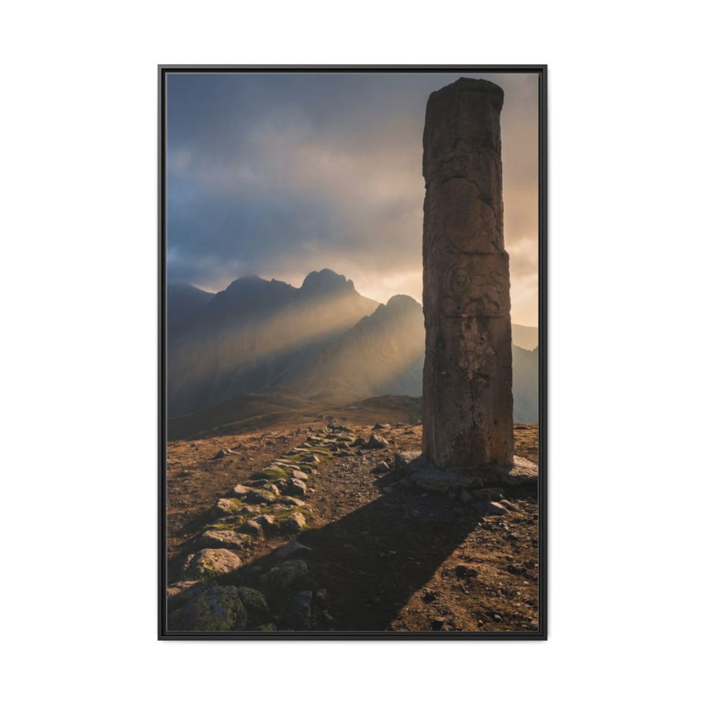 Matte Canvas, Framed - Mystic Monolith Ancient Persian... |...