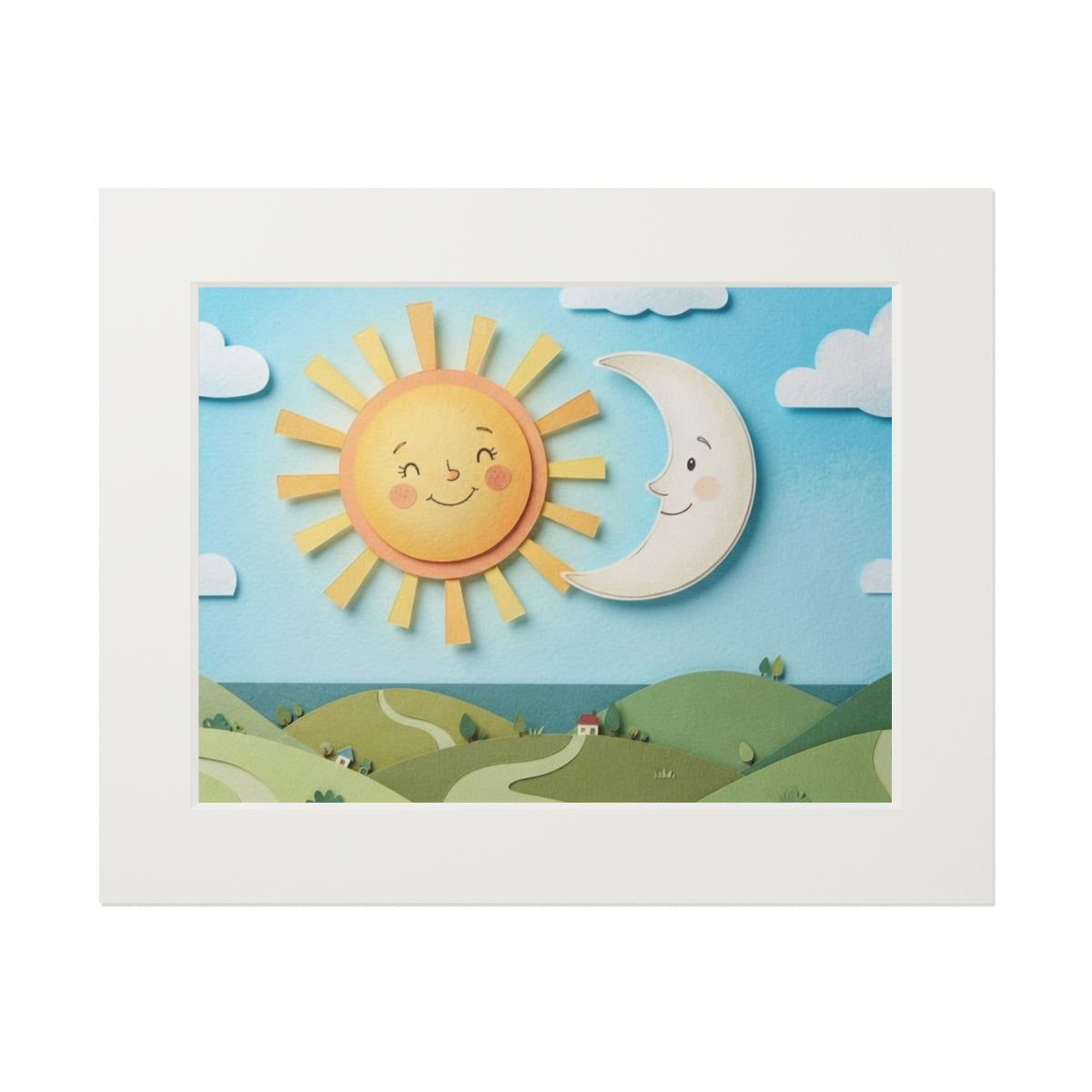 Fine Art Prints - Celestial Meadow Passepartout Frame —... |...