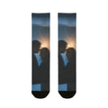 Midnight Reflections Crew Socks - Moody Custom Socks |...