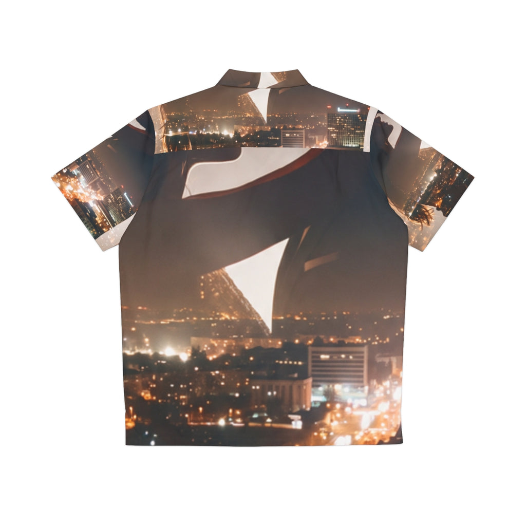 Men's Hawaiian Shirt - Midnight City Romance | Echovira...