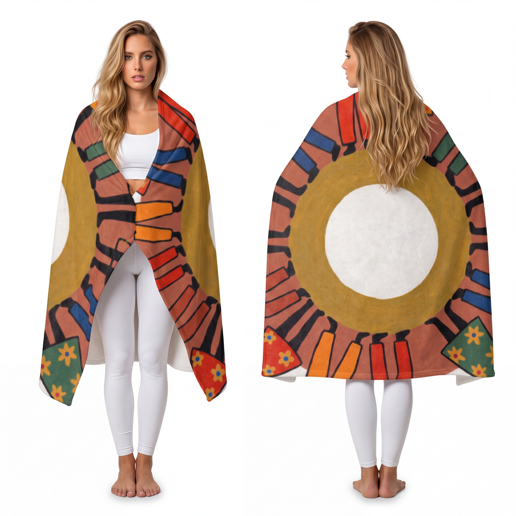 Velveteen Microfiber Blanket - Unity Mandala | Echovira...