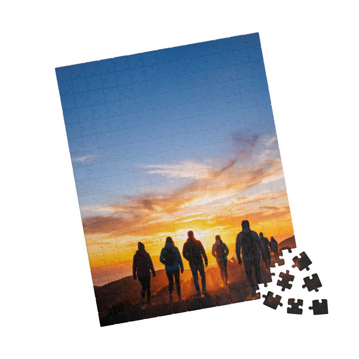 Puzzle - Golden Hiker Dawn
