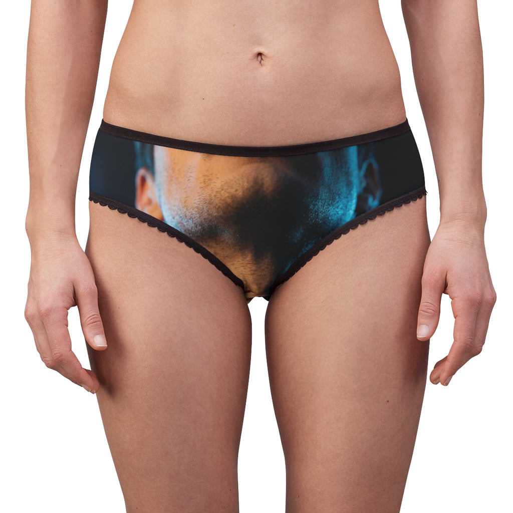 Women's Briefs - Neon Horizon Portrait | Echovira Gallery